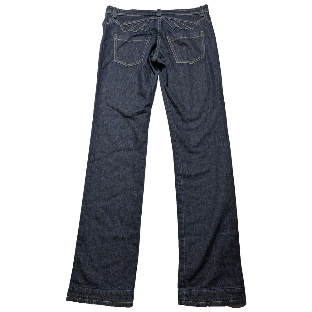EMPORIO ARMANI Women Size 10 Dark Wash Denim Blue Jeans EUC